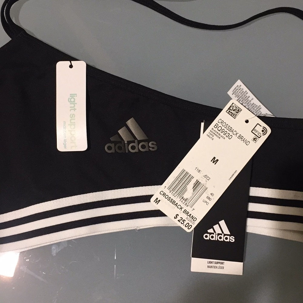 NWT Adidas cross brand strappy sports bra - Picture 5 of 5